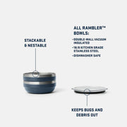 Rambler® 0.7 QT Insulated Low Bowl